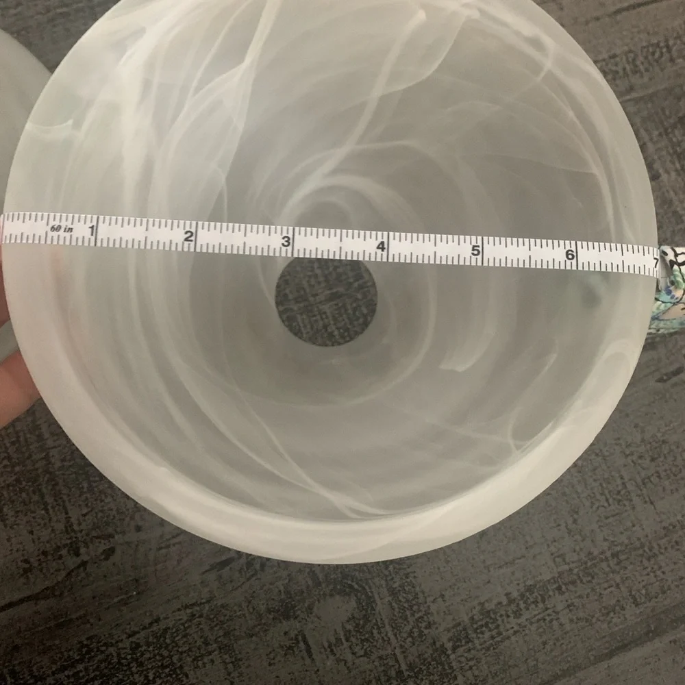 Frosted Glass Light Fixture Globes, Set of 2, no cracks or damage, Preloved